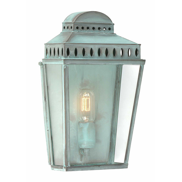 Outdoor IP44 Wall Light Sconce Verdigris LED E27 100W Bulb External d01944 Loops