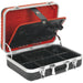 460 x 350 x 160mm RED HDPE Tool Case & Electronics Storage Adjustable Dividers Loops