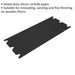 25 PACK Floor Sanding Sheet - 205 x 470mm - 80 Grit - Silicone Carbide Paper Loops