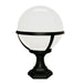 Outdoor IP44 1 Bulb Wall Ground Pedestal Lamp Light Black LED E27 100W d01069 Loops