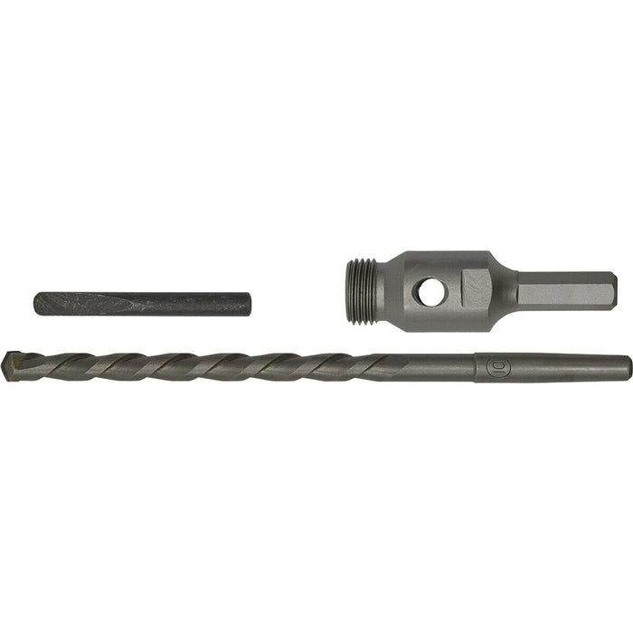 Standard Hex Adaptor Kit - Includes Drift Key and Pilot Rod - Hole Saw Drill Set Loops