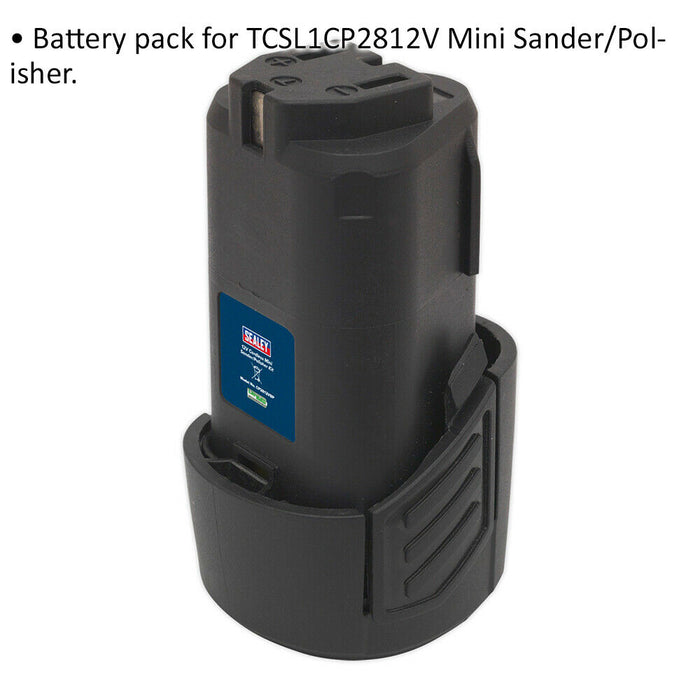 12V 1.5Ah Lithium-ion Power Tool Battery for ys03536 Mini Sander / Polisher Loops