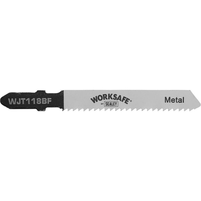 5 PACK 55mm Bi-Metal Jigsaw Blade - 12 TPI - Wavy Set Teeth - Metal Saw Blade Loops