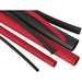72 Piece 200mm Heat Shrink Tubing Assortment - Dual Wall Adhesive - Red & Black Loops
