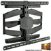 32" to 65" Full Motion Curved TV Wall Bracket Cantilever Tilting Screen Mount Loops