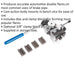 Turret Type Brake Pipe Flaring Kit With Dies & Clamp Blocks - Cam-Action Body Loops