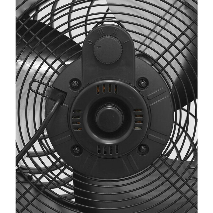 16 Inch High Velocity Drum Fan - 3 Speed Settings - 360 Degree Tilting Stand Loops