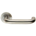 PAIR Round Bar Safety Handle Concealed Fix Round Rose Satin Stainless Steel Loops