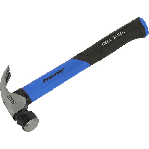 16oz Claw Hammer - Fibreglass Shaft - Drop Forged Steel - Magnetic Nail Starter Loops