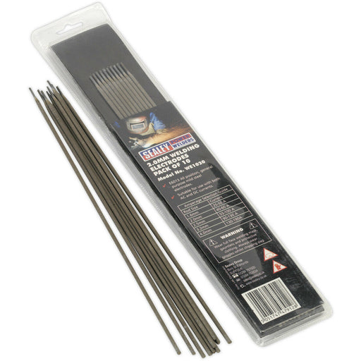 10 PACK Mild Steel Welding Electrodes - 2 x 300mm - 40 to 60A Welding Current Loops