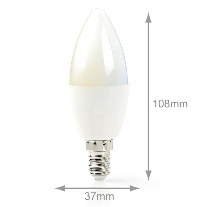 4 WiFi Colour Changing LED Light Bulb 4.5W E14 Mini Full RGB SMART Dimmable Lamp Loops
