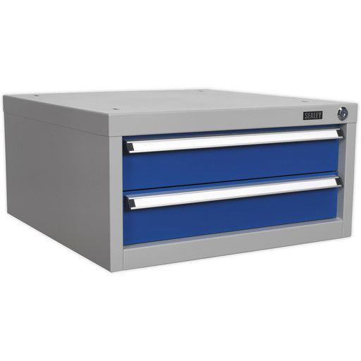 Double Drawer Unit - Suits ys02557 ys02560 & ys02562 Industrial Workbenches Loops