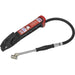 Anodised Tyre Inflator - Twin Push-On Connector - 240mm Long Reach Arm & Gauge Loops