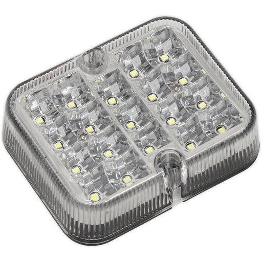 Dual Voltage Reverse Lamp - 19 x SMD LED - 12V / 24V - Waterproof - E-Approved Loops