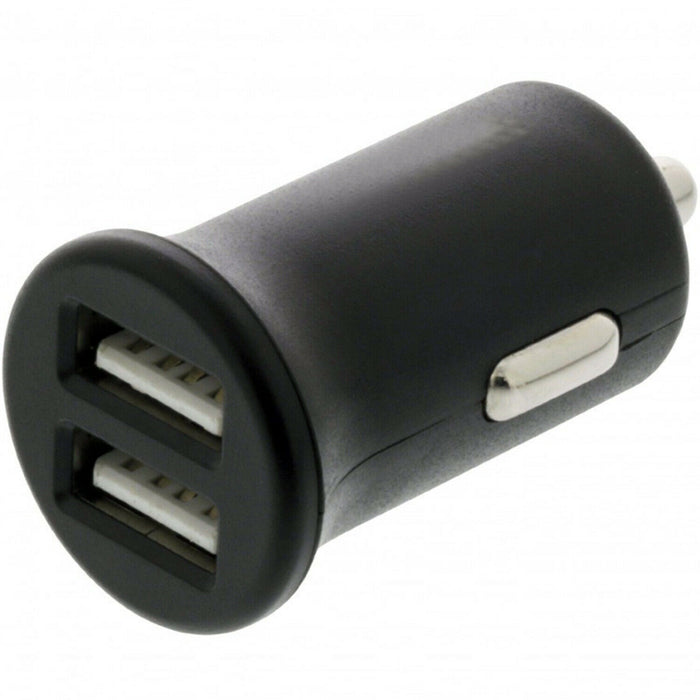 12 24V Cigarette Lighter to 2 Dual USB Socket In Car Phone Charger Power Adapter Loops