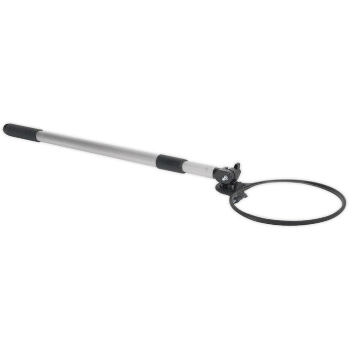 Underbody Inspection Mirror - Adjustable Handle Length - 200mm Mirror Diameter Loops