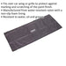 Non-Slip Car Wing Cover - Water-Resistant - 1200 x 500mm - Grille Protection Loops