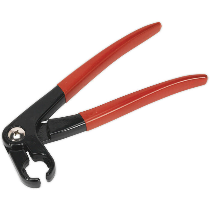 Fuel Feed Pipe Pliers - Aluminium Alloy - Profiled Head - In-Line Tubing Service Loops