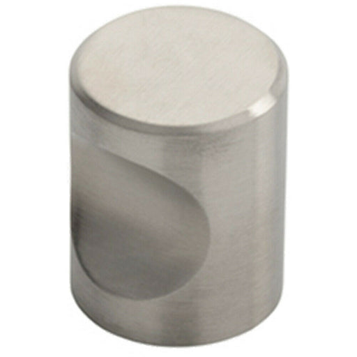 Cylindrical Cupboard Door Knob 20mm Diameter Stainless Steel Cabinet Handle Loops