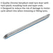 380mm Motorcycle Tyre Iron Lever Bar & Plastic Moulding - Prevents Rim Damage Loops