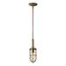 1 Bulb Ceiling Pendant Light Fitting Dark Antique Brass LED E27 60W Bulb Loops
