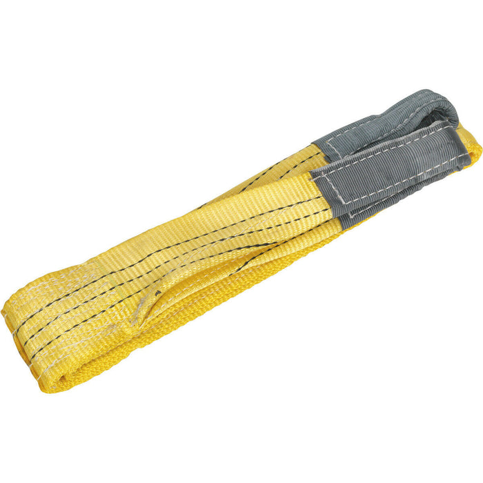 2 Metre Load Sling - 3 Tonne Capacity - High Strength Polyester - Lifting Strap Loops