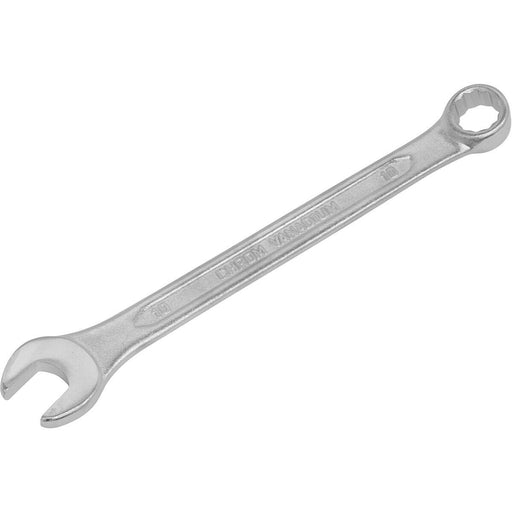 10mm Combination Spanner - Fully Polished Heads - Chrome Vanadium Steel Loops