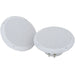 Pair Waterproof Ceiling Speakers 80W 4ohm 5" Kitchen Bathroom Water Resistant Loops