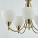 Hanging Ceiling Pendant Light ANTIQUE BRASS 5x Shade Lamp Bulb Holder Fitting Loops