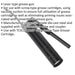 Lever Operated Screw-Type Grease Gun - Vacuum Suction - Rigid Extension Tube Loops