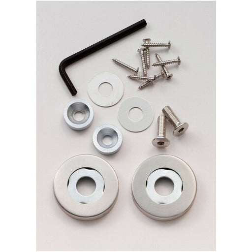 Rose Pack to suit Stainless Steel Pull Handles 52 x 8mm Satin Stainless Steel Loops