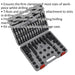 58 Piece Clamping Kit - T-Nuts & Screws - Fits Most Drilling & Milling Machines Loops