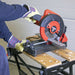 Cut-Off Saw Machine - 180mm TCT Blade - 1280W Motor - 3800 RPM - Fully Guarded Loops