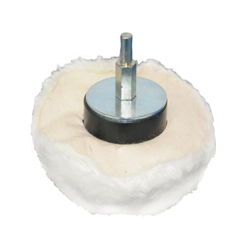 110mm Polishing Dome Mop 100% Soft Grade Cotton Power Drill Buffing Tool Loops