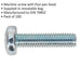 100 PACK Pan Head Pozi Machine Screw - 0.8mm Pitch - M5 x 20mm - DIN 7985Z Loops