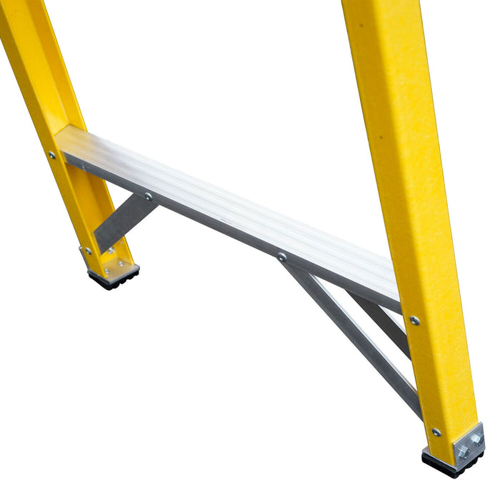 0.8m FIBREGLASS Swingback Step Ladders 4 Tread Professional Lightweight Steps Loops