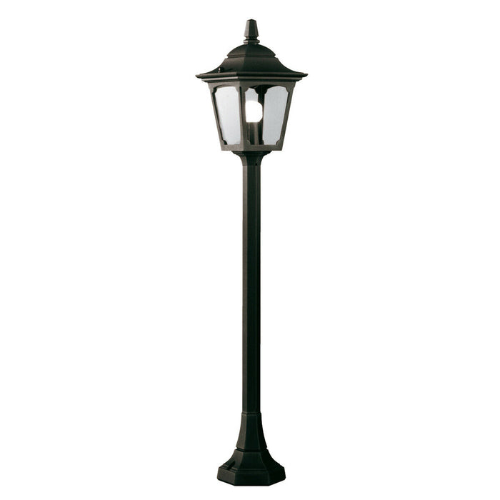 Outdoor IP44 1 Bulb Short Mini Lamp Post Pillar Black LED E27 100W d00316 Loops