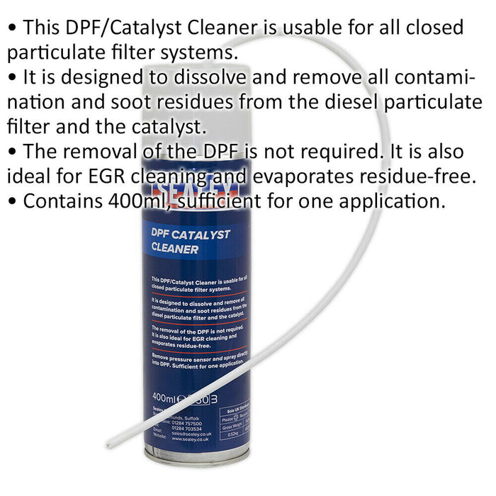 400ml DPF Catalyst Cleaner - Closed Particulate Filter System - EGR Cleaning Loops