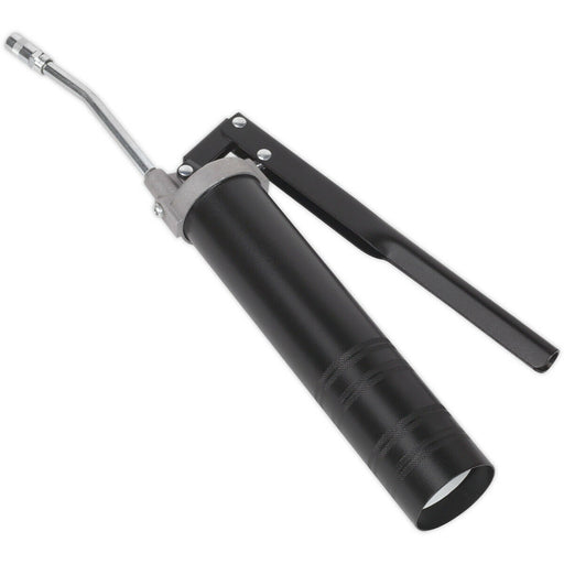 Lever Operated Screw-Type Grease Gun - Vacuum Suction - Rigid Extension Tube Loops