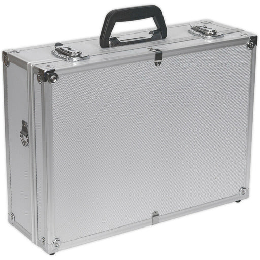 450 x 350 x 150mm Aluminium Tool Case & Electronics Storage Adjustable Dividers Loops