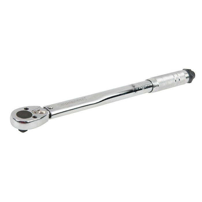 8 105Nm Torque Wrench 3/8" Socket Drive Reversible Locking Head & Extension Loops