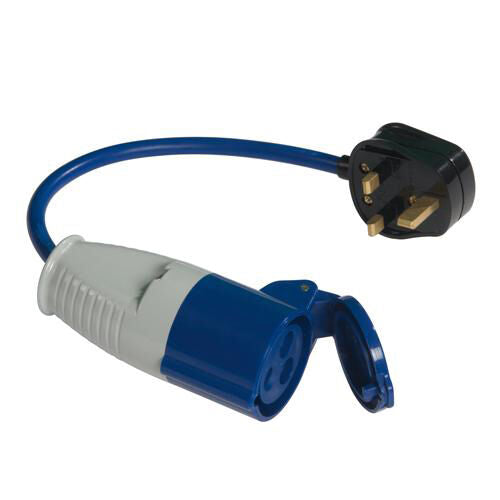 13A 16A Fly Lead Converter 13A Plug To 16A Socket Loops