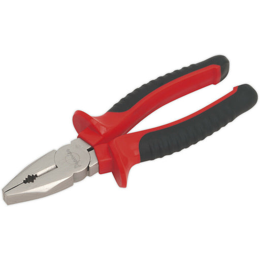 205mm Combination Pliers - Drop Forged Steel - 25mm Jaw Capacity - Comfort Grip Loops