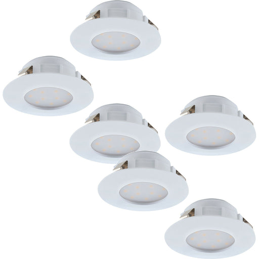 2 PACK 3 PACK Flush Ceiling Downlight White Round Spotlight 6W Built in LED Loops