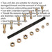 15 PACK Metric Re-Threading Kit - Damaged Screw Thread Restoration Tap Die Burr Loops