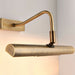 LED Picture Wall Light 2.5W Warm White Antique Brass Classic Over Head Down Lamp Loops