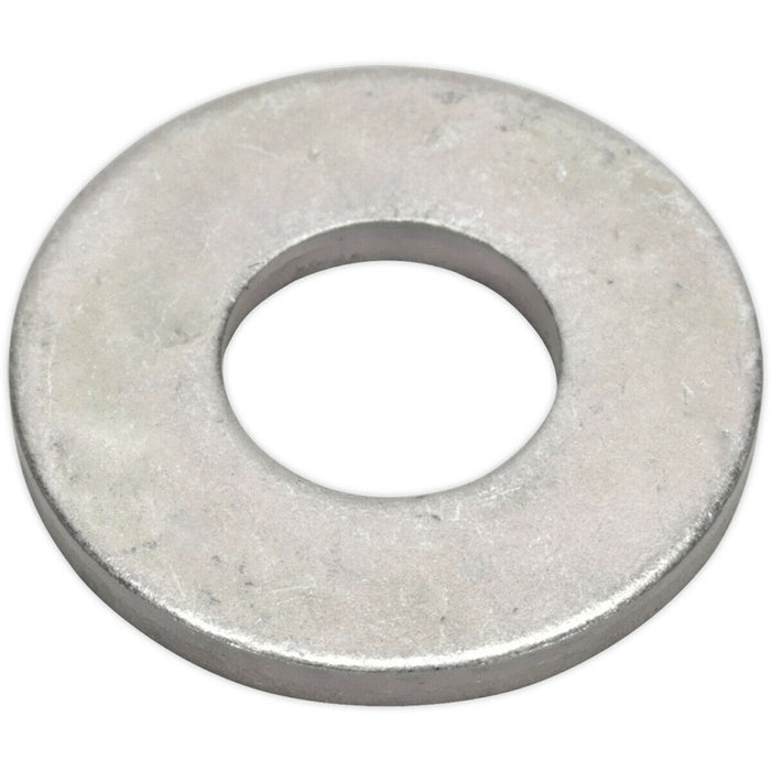 100 PACK Form C Flat Washer - M10 x 24mm - BS 4320 - Metric - Metal Spacer Loops