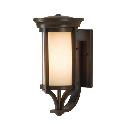 Outdoor IP44 Wall Light Heritage Bronze LED E27 60W Loops