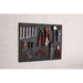 495 x 610mm Composite Wall Pegboard Set - Garage Tool Storage / Management Tidy Loops