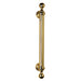 2x Ornate Pull Handle with Reeded Grip 353mm Fixing Centres Polished Brass Loops